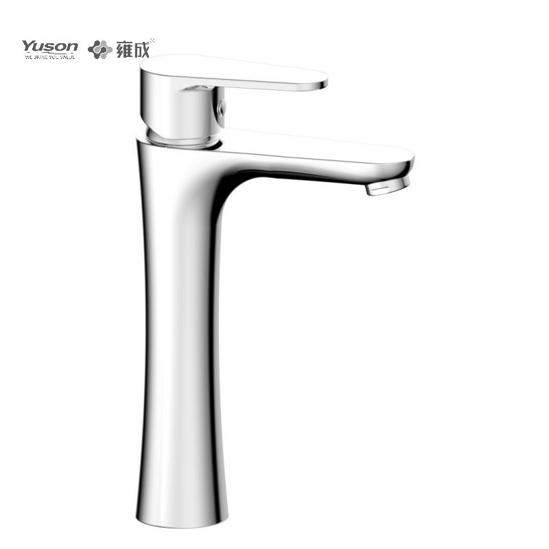 3377-31 Messing Kraan eengreeps wastafelmengkraan voor warm en koud water hoog